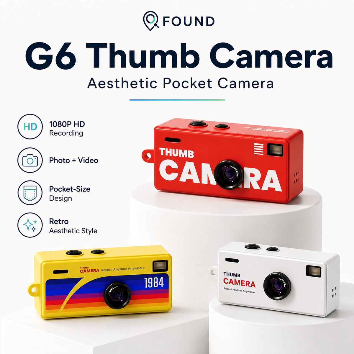 SnapTrip™ Thumb Camera