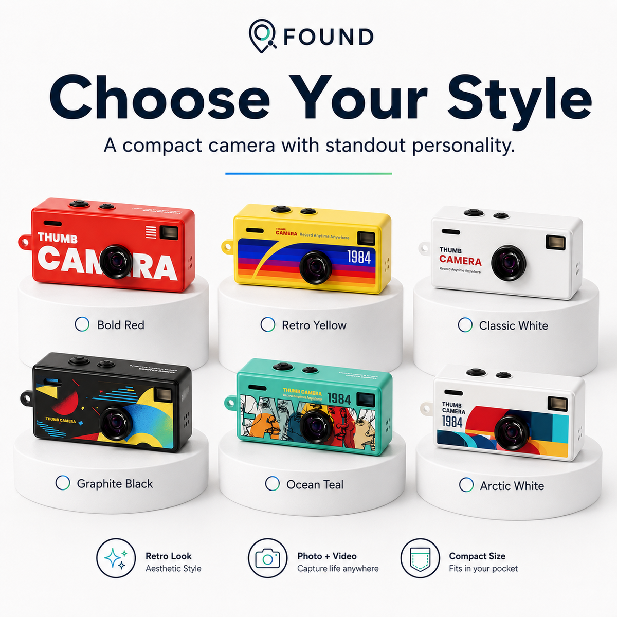 SnapTrip™ Thumb Camera