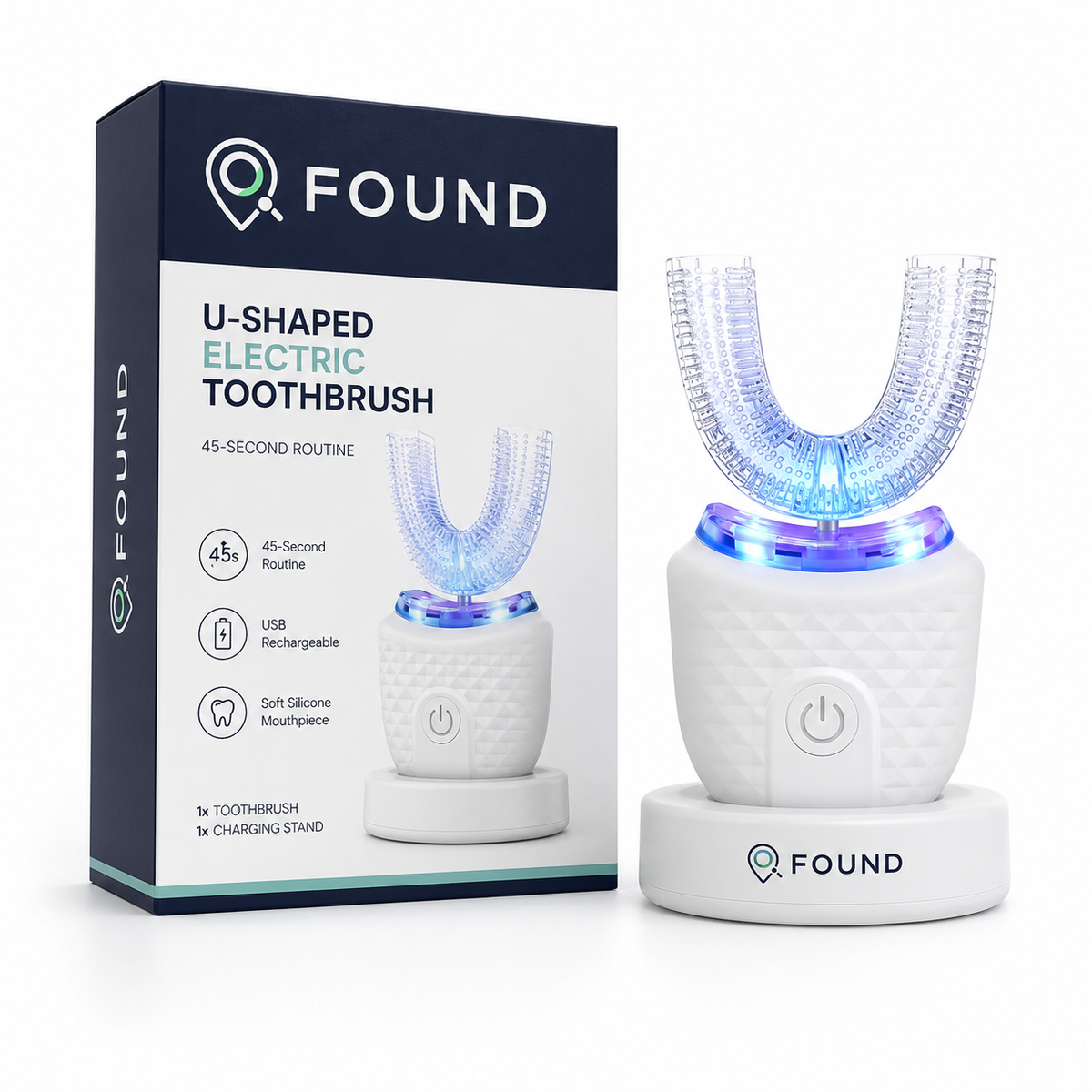 FOUND U-Shaped Electric Toothbrush