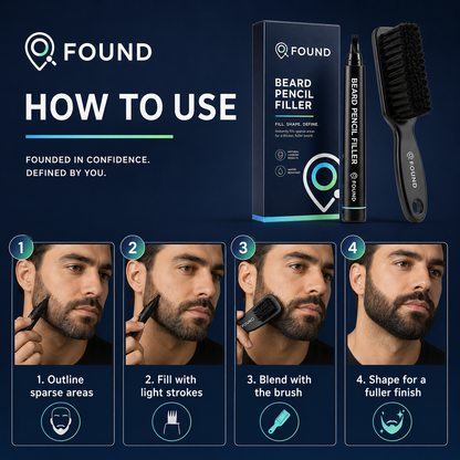 FOUND™ Beard Pencil Filler