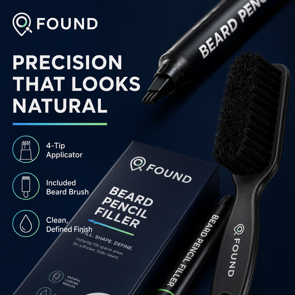 FOUND™ Beard Pencil Filler