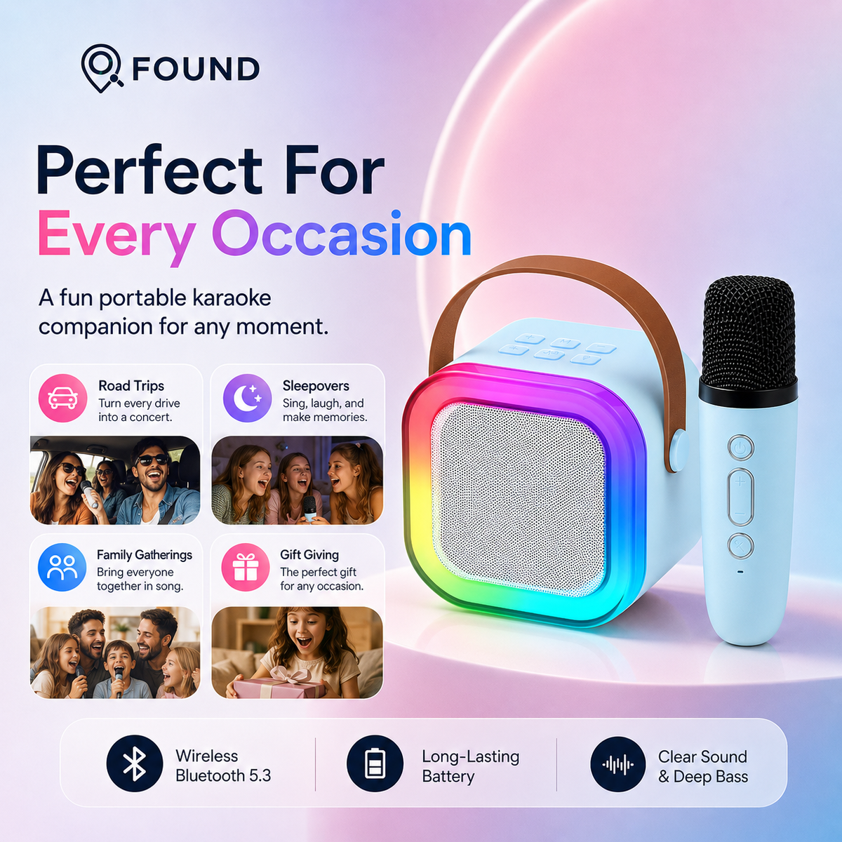Found™ Karaoke Microphone